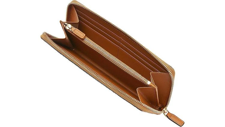 商品MCM|MCM Cognac Visetos Original Large Zip Around Wallet,价格¥3272,第3张图片详细描述