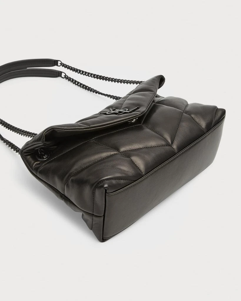 Lou Puffer Small YSL Shoulder Bag in Quilted Leather 商品