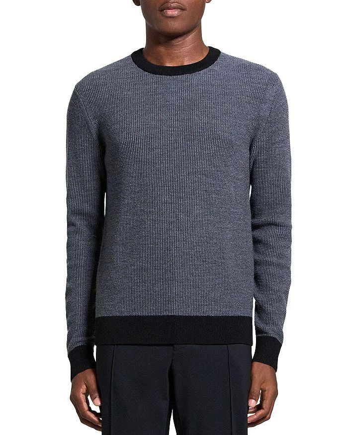 商品Theory|Maden Contrast Trim Crewneck Sweater,价格¥545,第1张图片