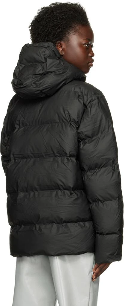商品RAINS|Black Puffer Down Jacket,价格¥1380,第3张图片详细描述