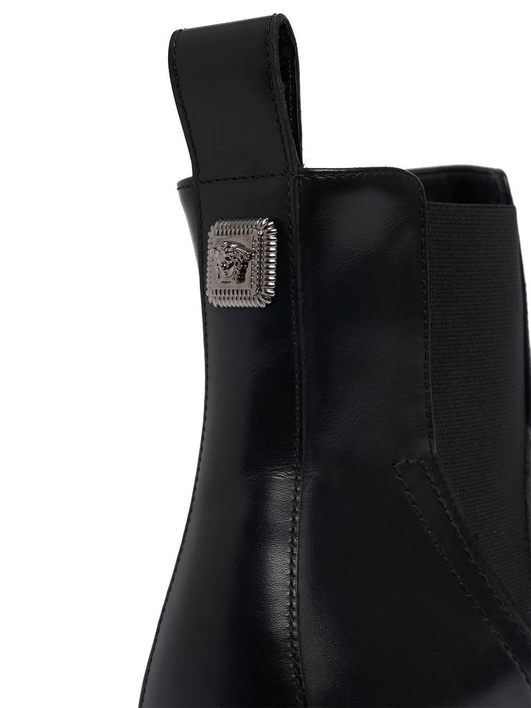 商品Versace|Squared Toe Leather Chelsea Boots,价格¥4597,第5张图片详细描述