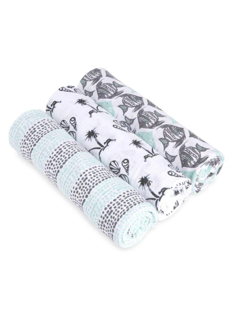 商品aden + anais|3-Piece Seaside Cotton Swaddles,价格¥198,第1张图片