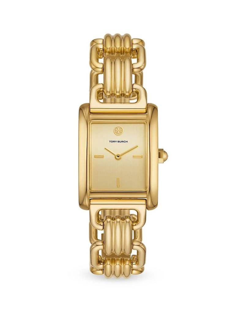 商品Tory Burch|Eleanor Goldtone Stainless Steel Bracelet Watch,价格¥2443,第1张图片