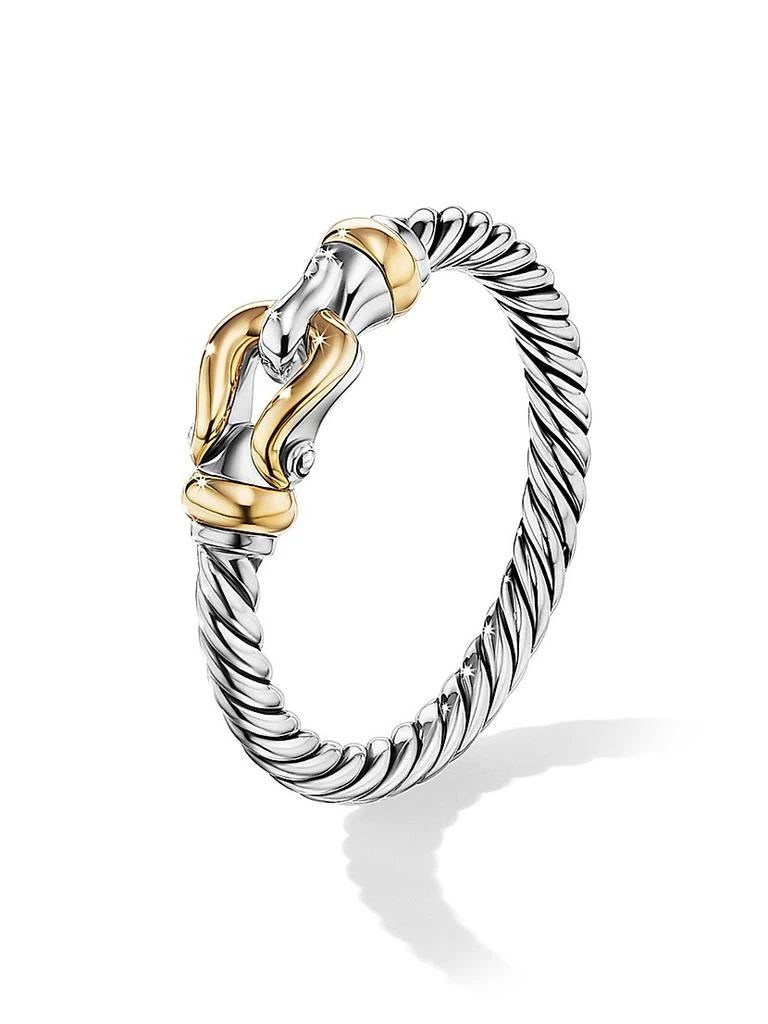 商品David Yurman|Petite Buckle Ring in Sterling Silver,价格¥3525,第3张图片详细描述