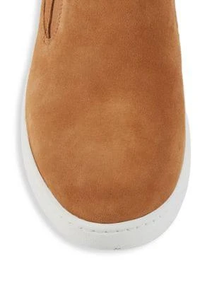 商品Vince|Verrell Suede & Shearling-Lined Backless Slip-On Sneakers,价格¥394,第5张图片详细描述