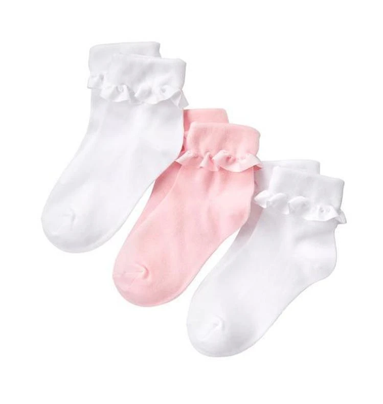 商品Gymboree|Ruffle Socks 3-Pack,价格¥45,第1张图片