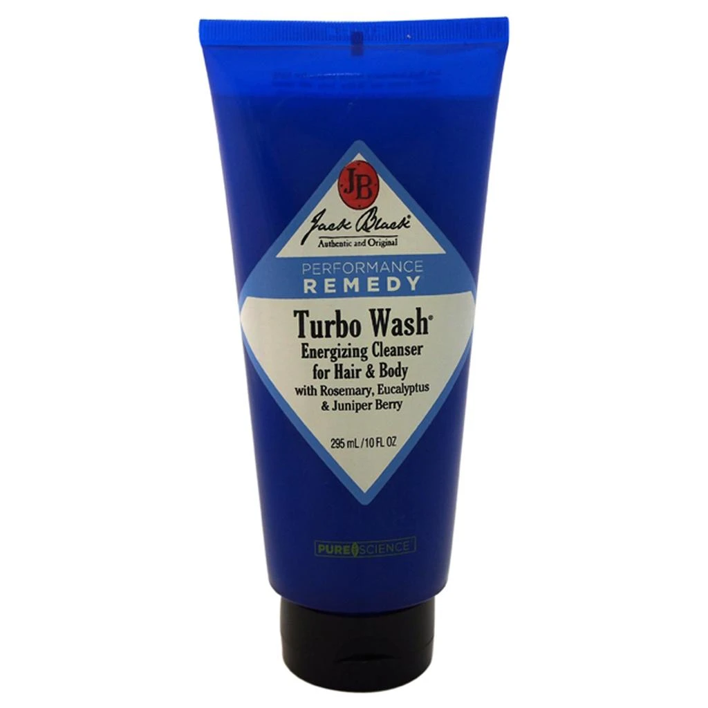 商品Jack Black|Turbo Wash Energizing Cleanser For Hair And Body by  for Men - 10 oz Body Wash,价格¥313,第1张图片