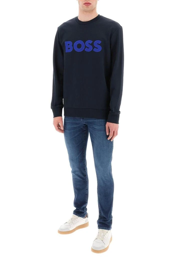 商品Hugo Boss|PATCH LOGO CREW-NECK SWEATSHIRT,价格¥452,第2张图片详细描述