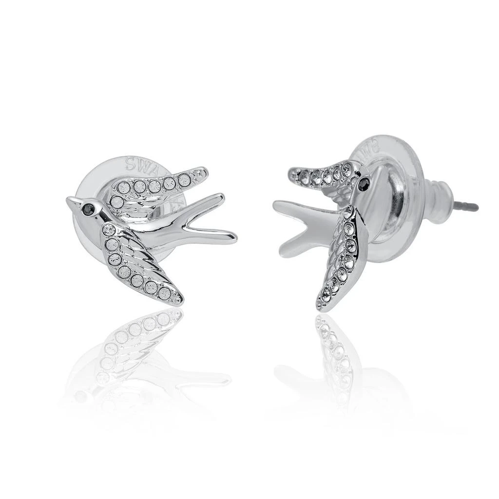 商品Swarovski|Swarovski Travel Rhodium-Plated And Crystal Stud Earrings 5530815,价格¥362,第3张图片详细描述