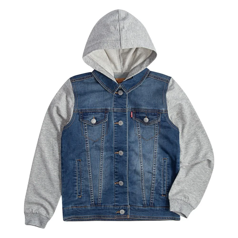 商品Levi's|Big Boys Hooded Trucker Jacket,价格¥470,第1张图片