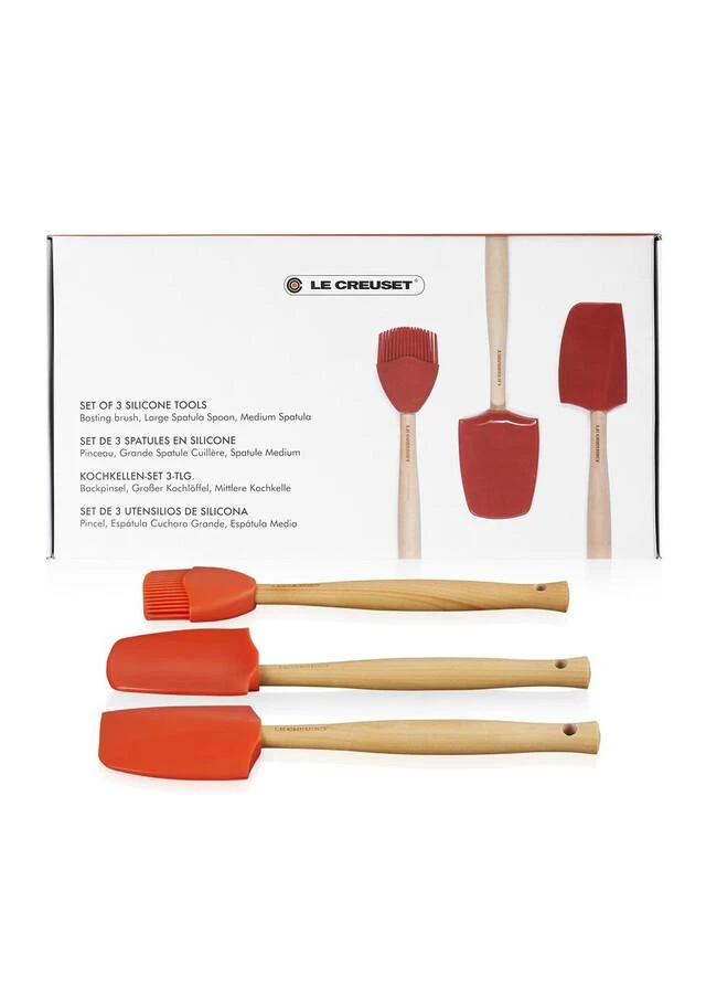 商品Le Creuset|Set of 3 craft spatulas volcanic,价格¥340,第1张图片