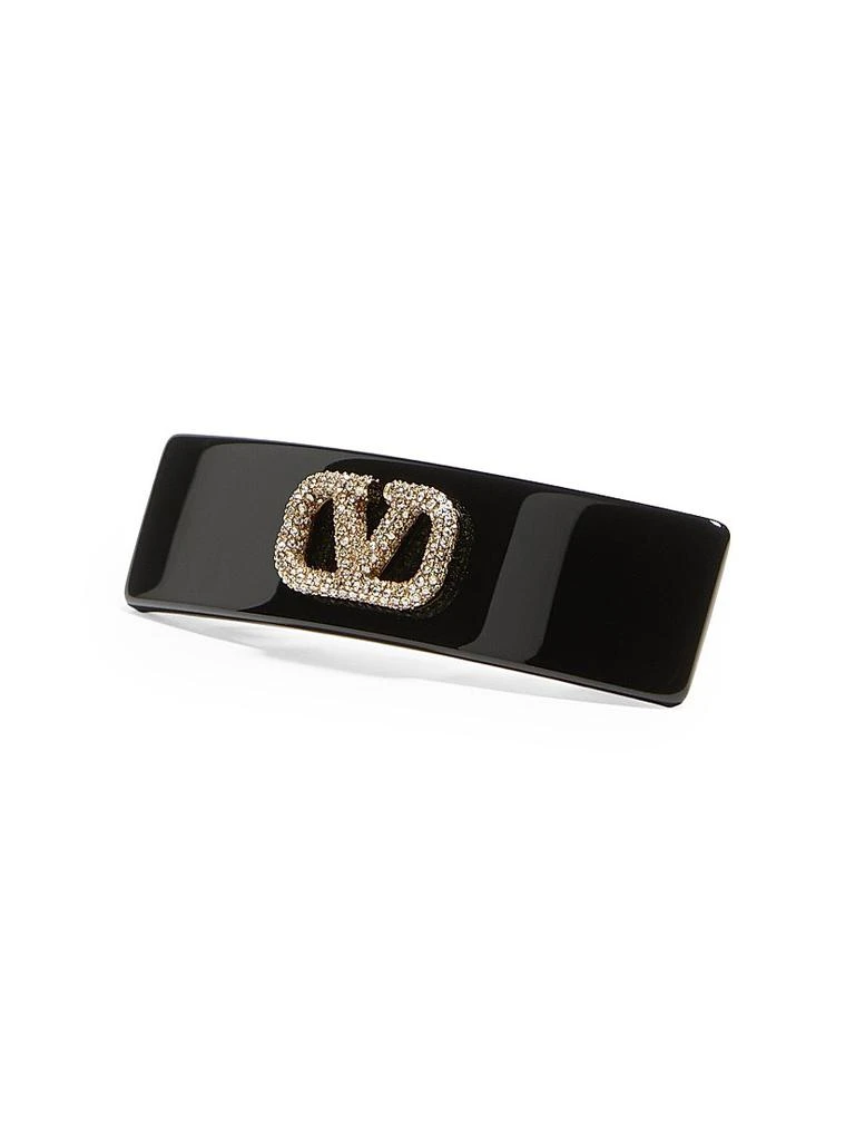 商品Valentino|VLogo Signature Metal and Resin Hair Clip,价格¥4365,第2张图片详细描述