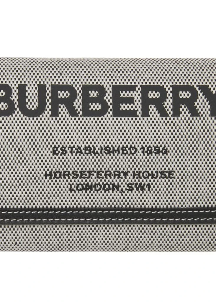 商品Burberry|Horseferry print cotton canvas continental wallet,价格¥4616,第2张图片详细描述