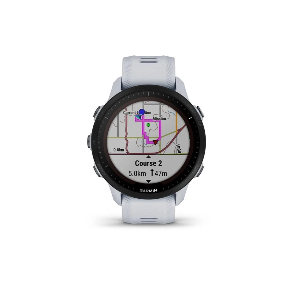 商品Garmin|Unisex Forerunner 955 Solar White Fiber - Reinforced Polymer Band Watch, 35mm,价格¥4502,第5张图片详细描述