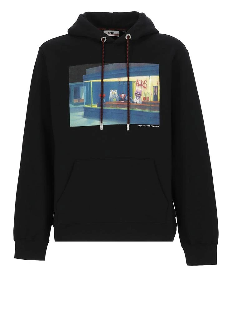 商品GCDS|GCDS Nightmare Print Hoodie,价格¥2533,第1张图片