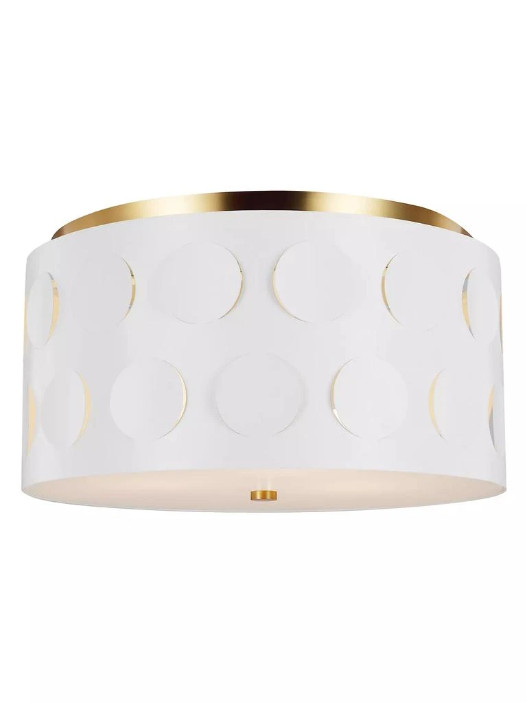 商品Kate Spade|Visual Comfort Studio Dottie Flush-Mount Polished Nickel Chandelier,价格¥4181,第2张图片详细描述