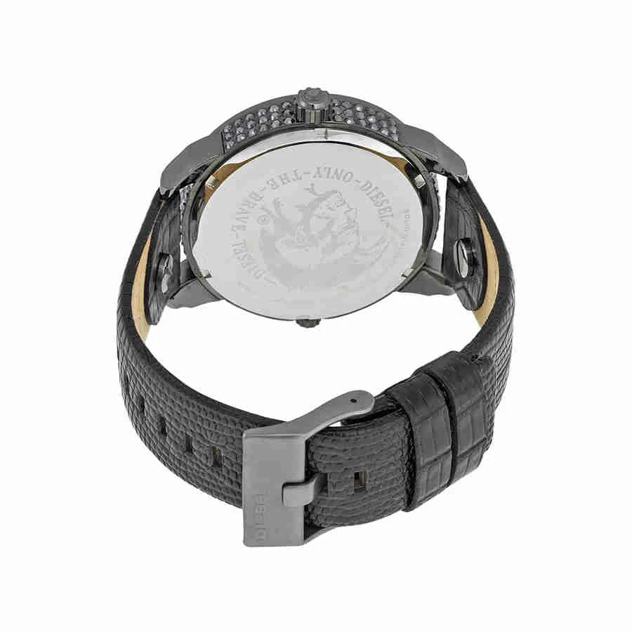 商品Diesel|Diesel Mini Daddy Dual Time Dial Black Leather Mens Watch DZ7328,价格¥1185,第3张图片详细描述