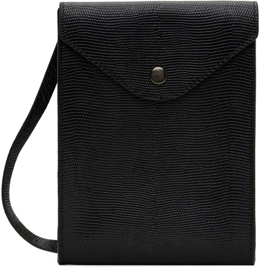 商品Lemaire|Black Enveloppe Strap Shoulder Bag,价格¥1746,第1张图片