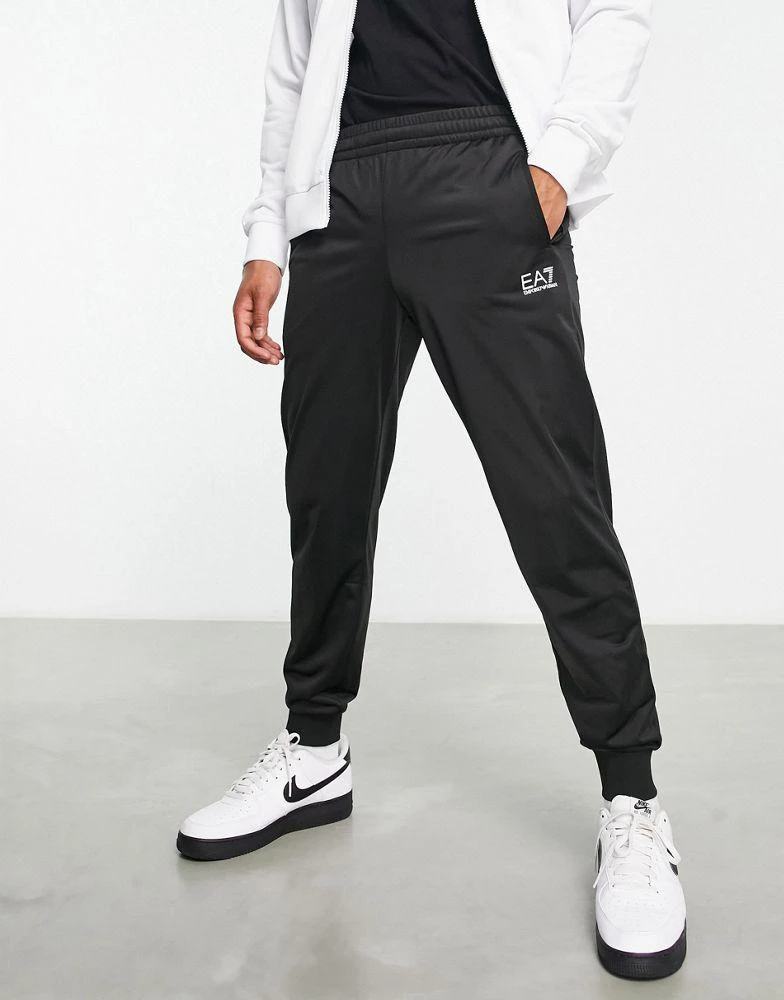 商品EA7|Armani EA7 core ID tricot tracksuit in black/ white,价格¥1265,第3张图片详细描述