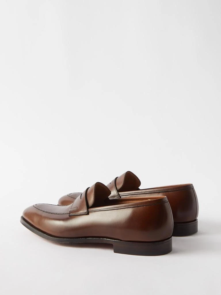 商品Crockett & Jones|Sydney leather loafers,价格¥3189,第5张图片详细描述