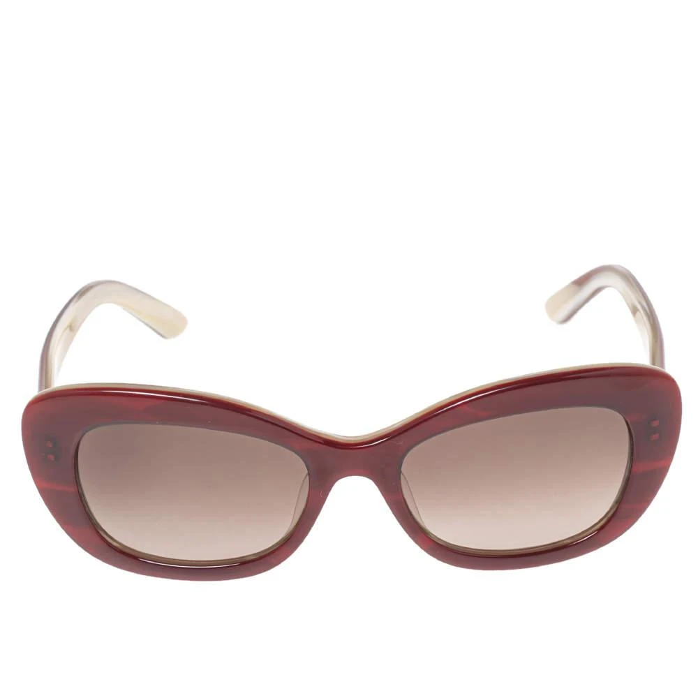商品[二手商品] Fendi|Fendi Selleria Red/Off White FS 5216 Square Sunglasses,价格¥870,第2张图片详细描述