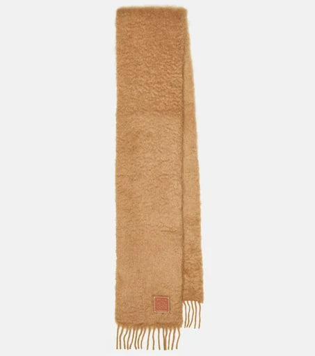 商品Loewe|Mohair and wool-blend scarf,价格¥2841,第1张图片