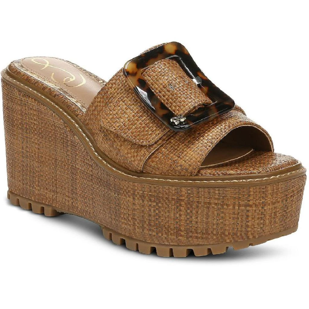 商品Sam Edelman|Sam Edelman Womens Livi Buckle Flatform Platform Sandals,价格¥769,第2张图片详细描述
