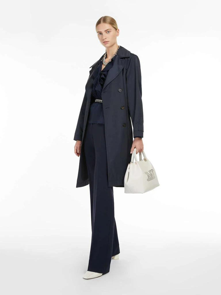 商品Max Mara|Max mara studio - cotton trench coat,价格¥4023,第4张图片详细描述