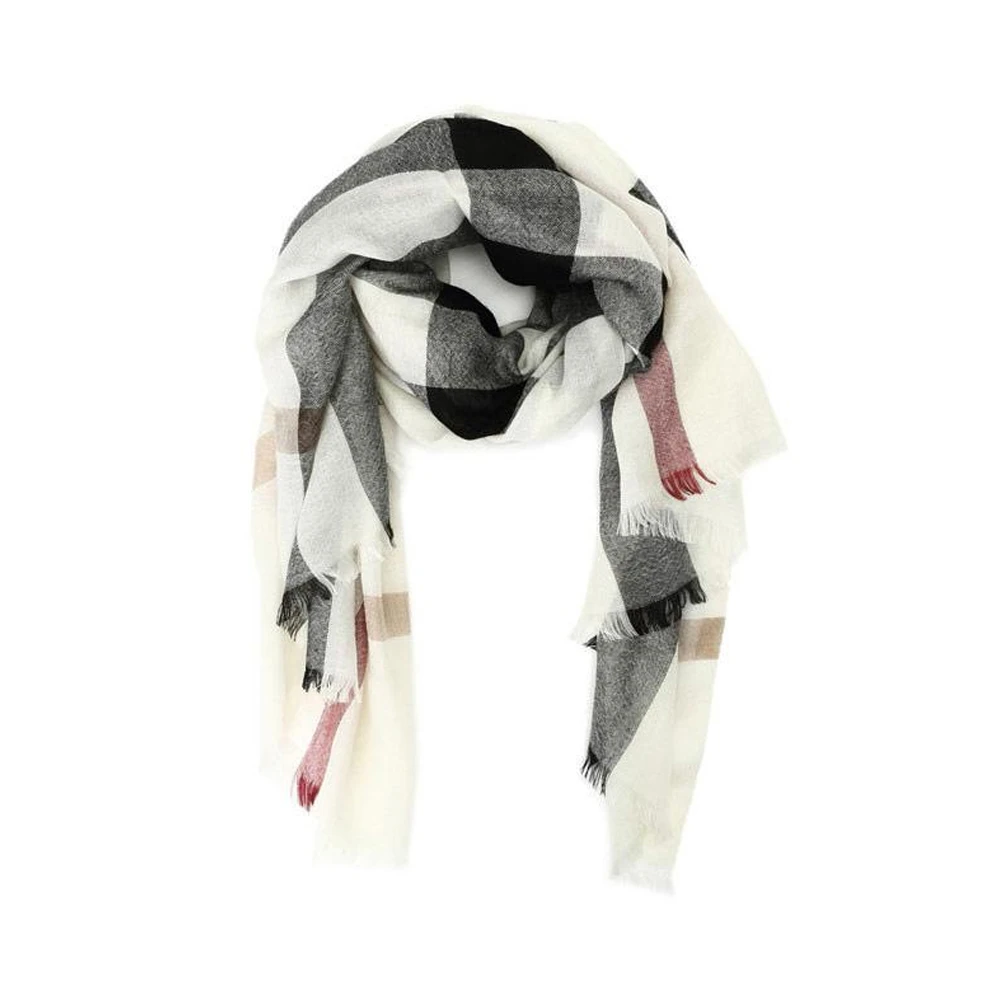 商品Burberry|BURBERRY 拼色男士围巾 3902672,价格¥3744,第1张图片