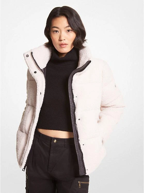 商品Michael Kors|Faux Shearling Quilted Puffer Jacket,价格¥903,第1张图片