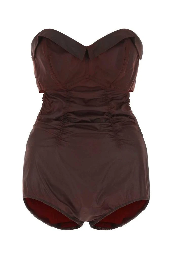 商品MAISON MARGIELA|Maison Margiela Waxed Corset Strapless Bodysuit,价格¥2797,第1张图片