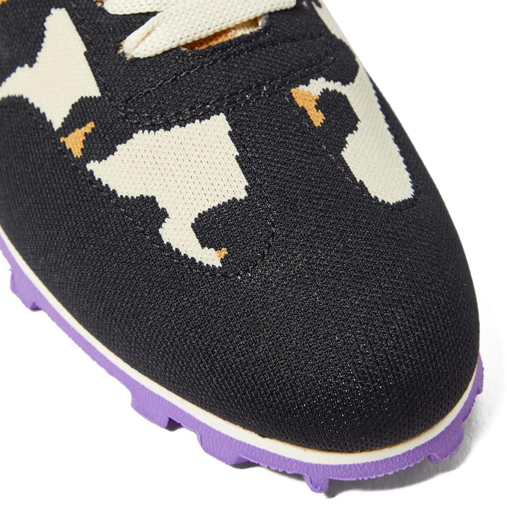 Knit Fabric Pebble Lace-Up Sneaker商品第3张图片规格展示