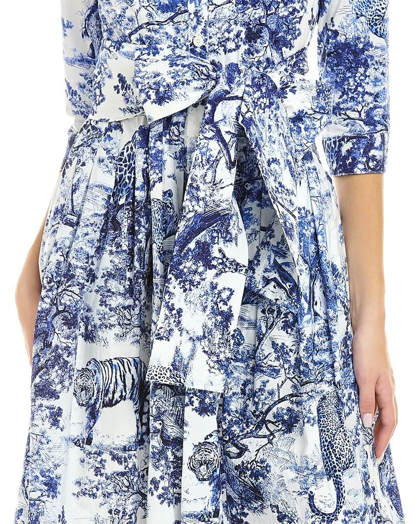 商品SAMANTHA SUNG|Samantha Sung Audrey 2 3/4-Sleeve Shirtdress,价格¥3155,第3张图片详细描述