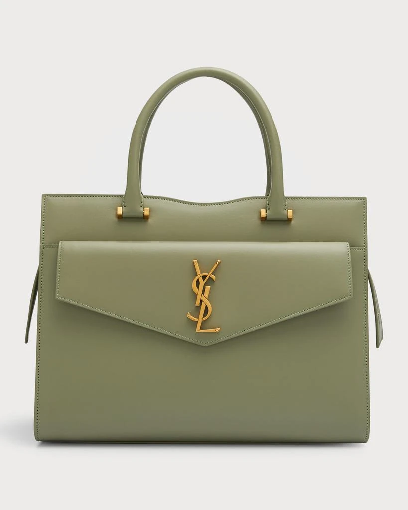商品Yves Saint Laurent|Uptown Medium Leather Top-Handle Bag,价格¥22359,第1张图片