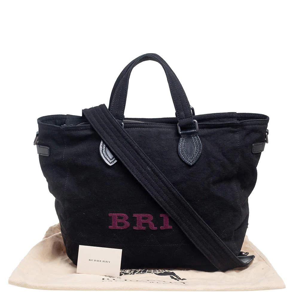 Burberry Black Canvas and Leather Tote 商品