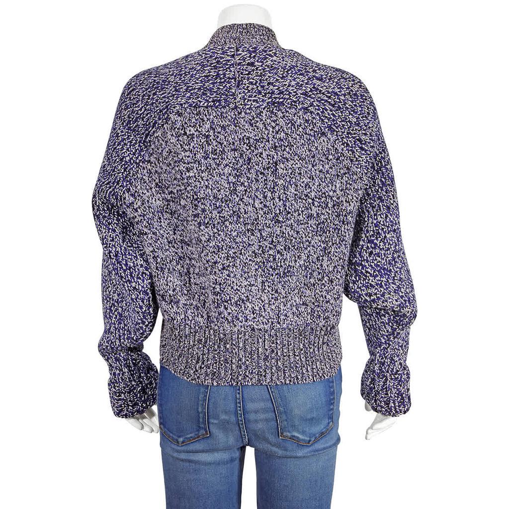 商品Burberry|Burberry Ladies Mouline Cashmere Cotton-blend Cardigan, Size Large,价格¥6980,第5张图片详细描述
