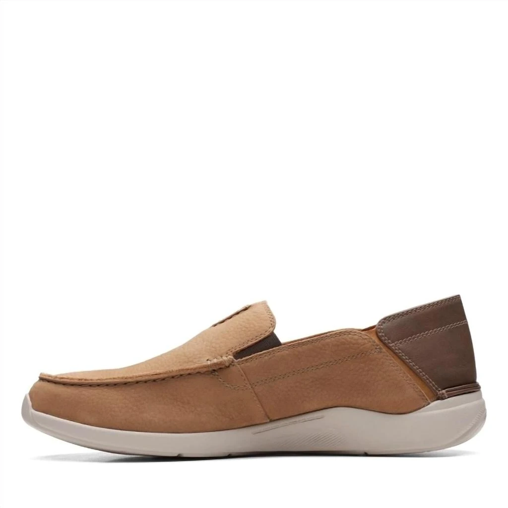 商品Clarks|Men's Gorwin Step Loafer In Dark Sand,价格¥429,第4张图片详细描述