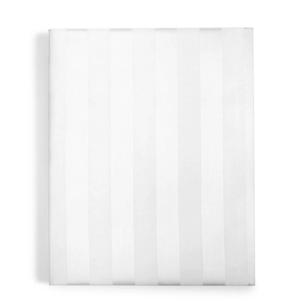 商品Charter Club|1.5" Stripe 550 Thread Count 100% Supima Cotton Fitted Sheet, Queen, Created for Macy's,价格¥245,第1张图片