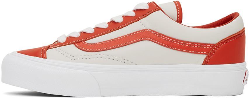 商品Vans|Orange & White Style 36 VLT LX Sneakers,价格¥508,第5张图片详细描述