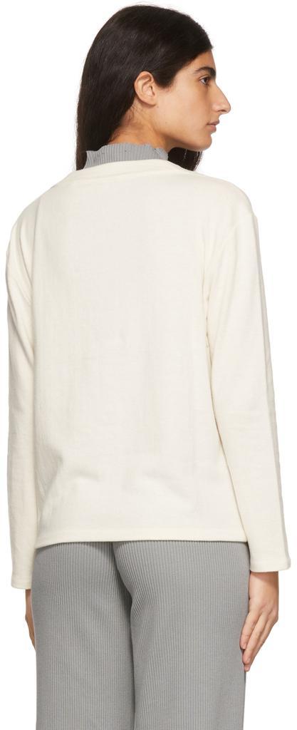 商品Vince|Off-White Cotton Sweater,价格¥1282,第5张图片详细描述