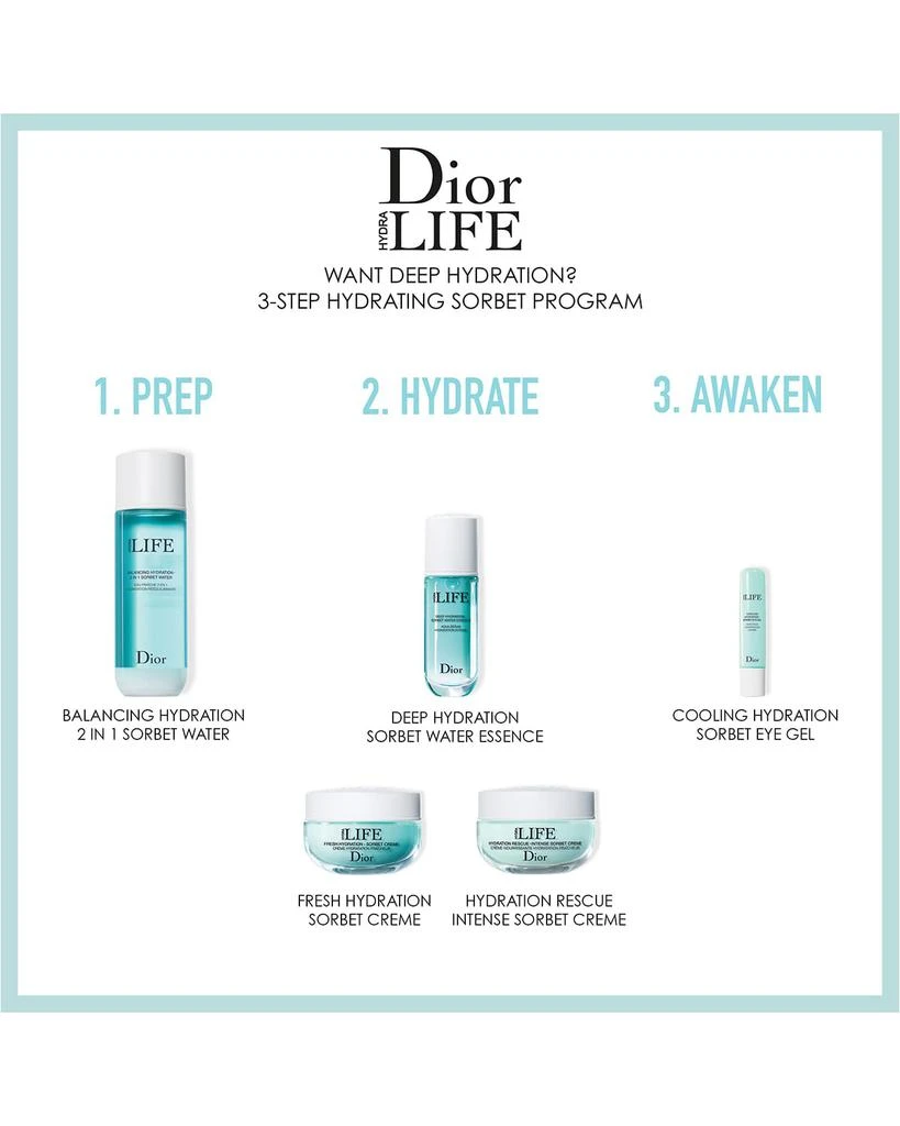 商品Dior|1.7 oz. LIFE Intense Sorbet Creme,价格¥533,第5张图片详细描述