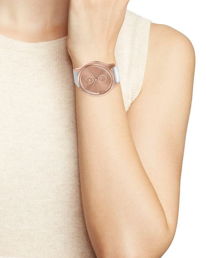 商品Garmin|Vivomove Style Silicone or Nylon Strap Touchscreen Hybrid Smartwatch, 42mm,价格¥2222,第3张图片详细描述