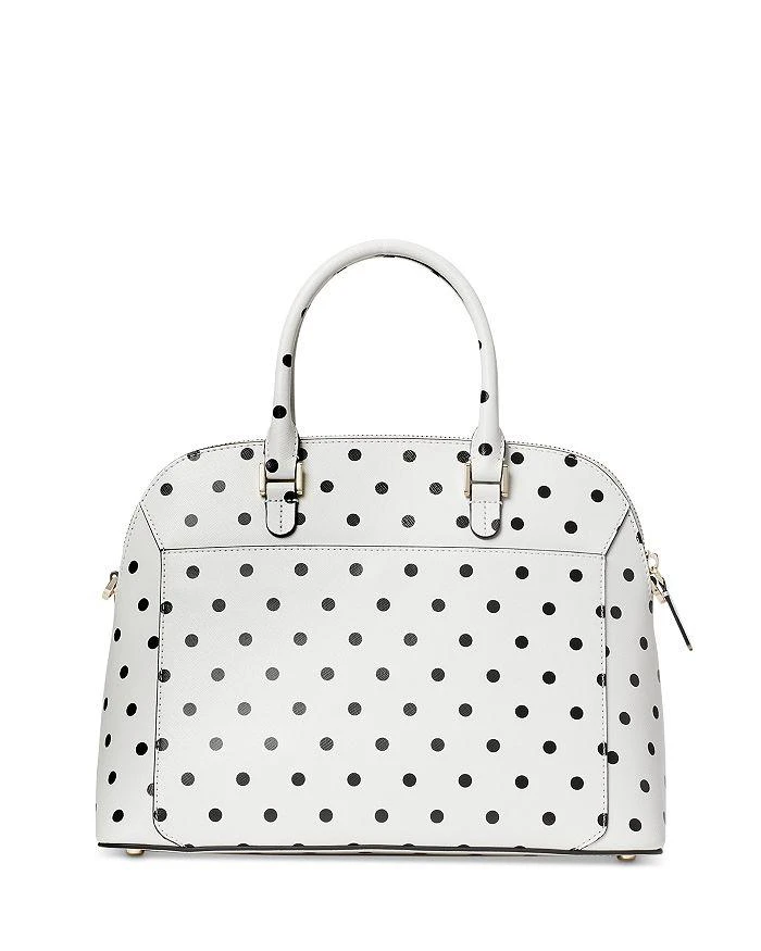 商品Kate Spade|Louise Medium Cabana Dot Leather Dome Satchel,价格¥2214,第5张图片详细描述