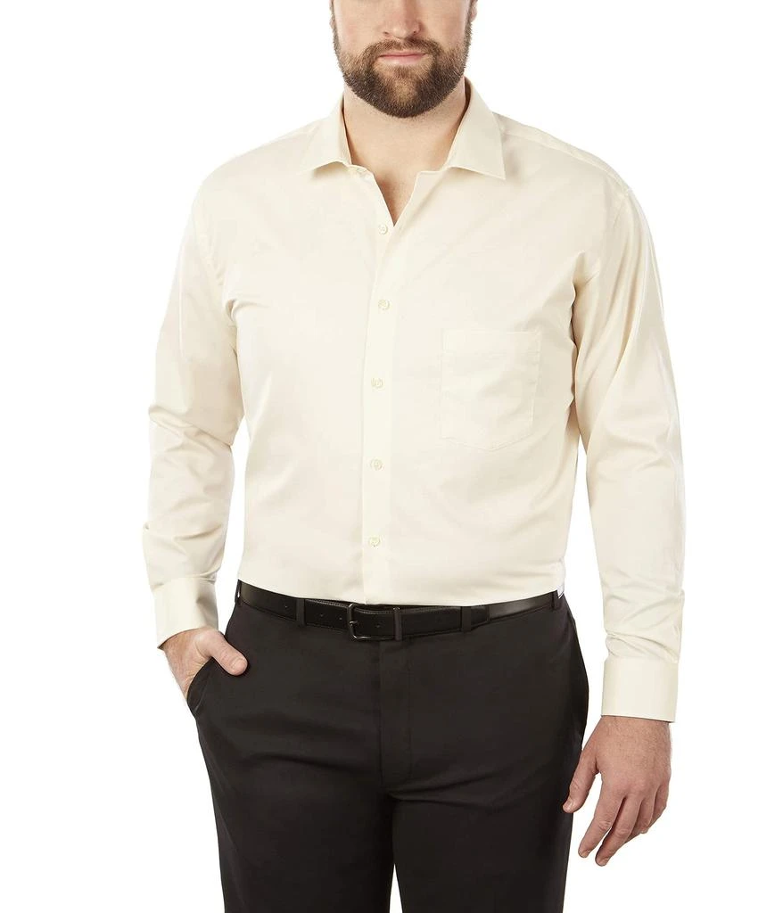 商品Van Heusen|Men's TALL FIT Dress Shirt Flex Collar Stretch Solid (Big and Tall),价格¥266,第2张图片详细描述