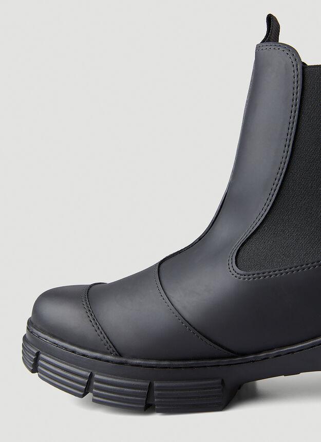 Recycled Rubber Boots in Black商品第7张图片规格展示