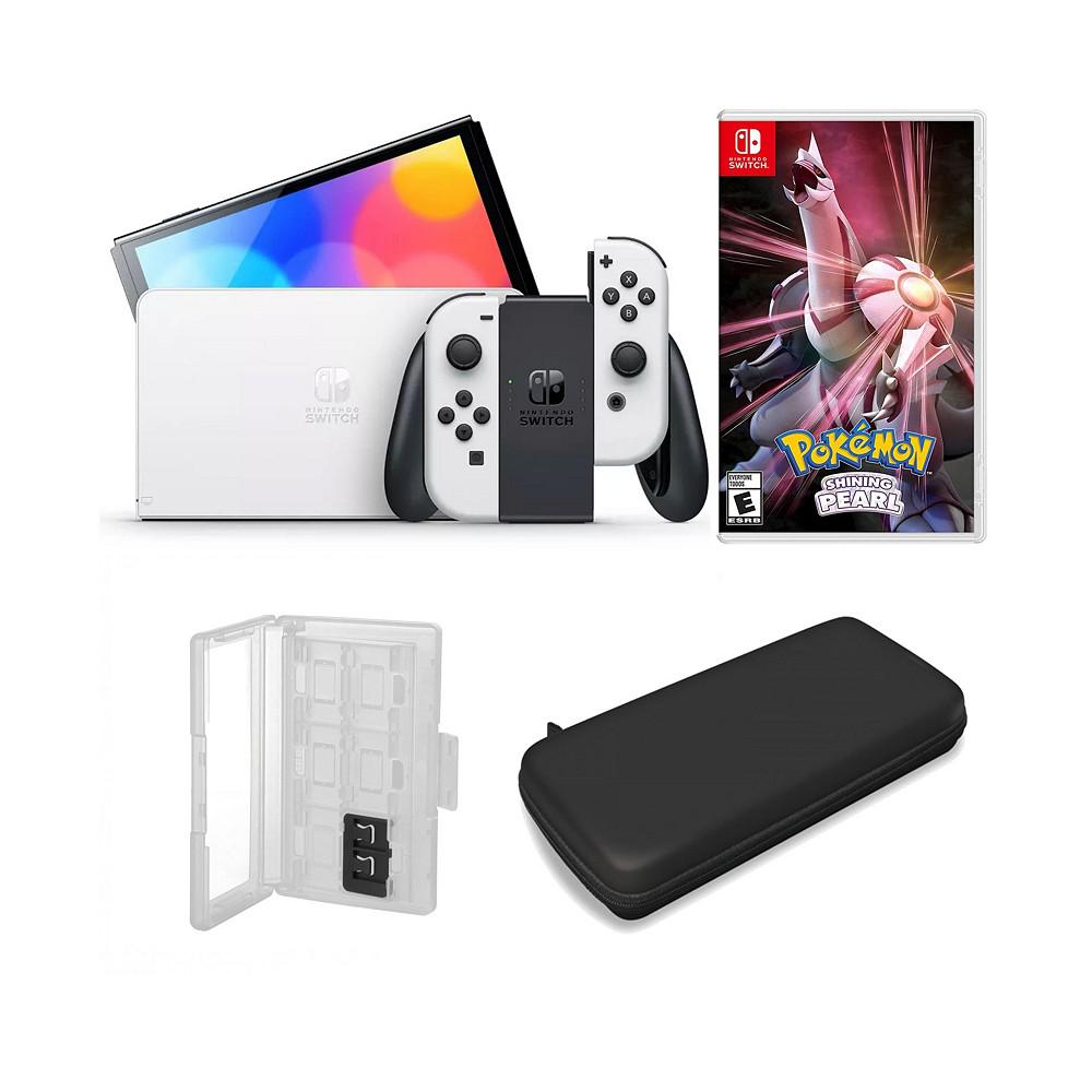 Switch OLED in White with Pokemon Pearl & Accessories商品第1张图片规格展示
