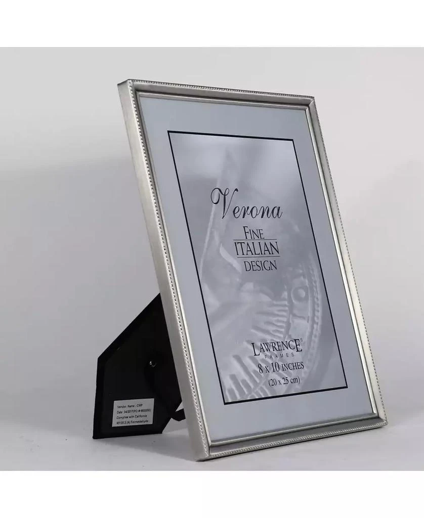 商品Lawrence Frames|Antique Pewter Picture Frame - Bead Border Design - 8" x 10",价格¥196,第2张图片详细描述