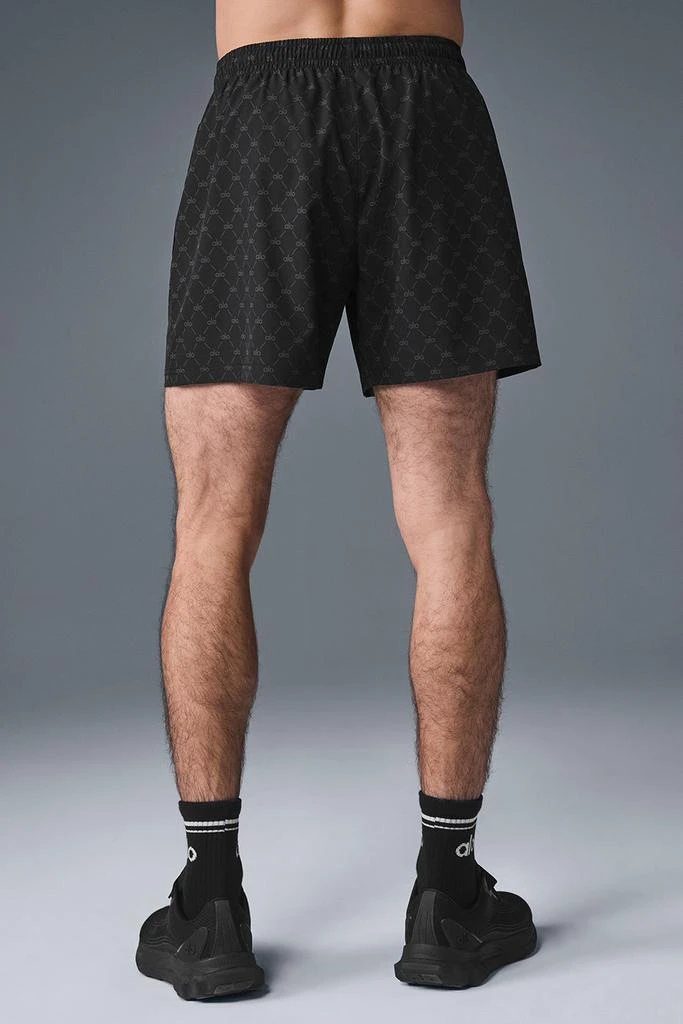 商品Alo|7'' Diamond Circuit Short - Black/Anthracite,价格¥588,第3张图片详细描述