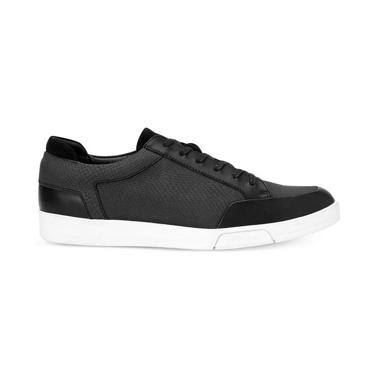 商品Calvin Klein|Men's Balin Embossed Leather Sneakers,价格¥625,第2张图片详细描述