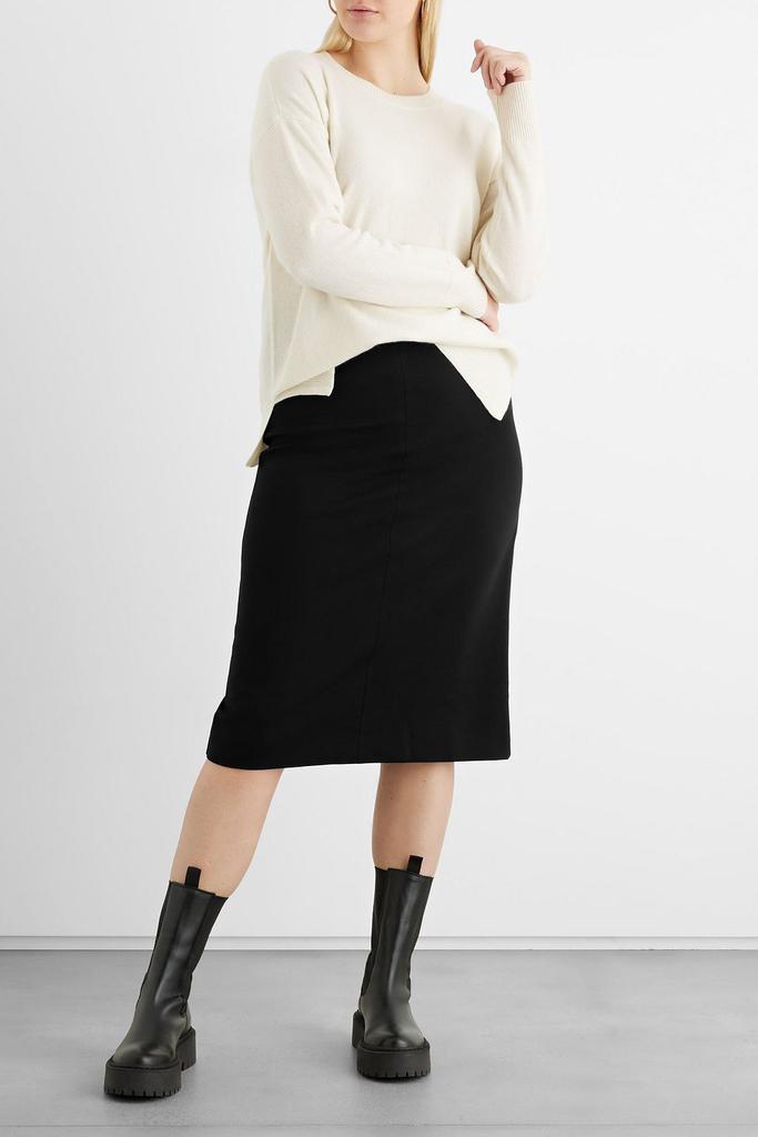 商品IRIS & INK|Camilla stretch-knit midi skirt,价格¥337,第4张图片详细描述